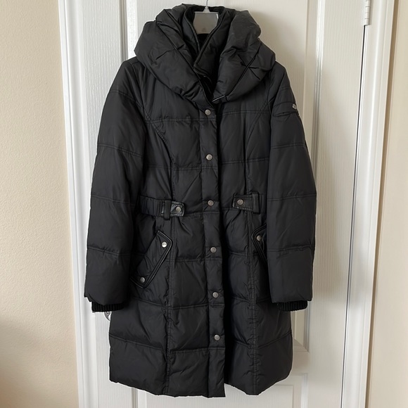 Dkny Jackets \u0026 Coats | Dkny Down Feather Coat Waterproof | Color: Black | Size: M | Fashiongeek's Closet